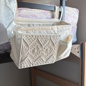 Pb teen loft bed storage basket